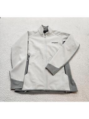 Patagonia Adze Hybrid Polartec Cold weather snow Full Zip Jacket White Sz XSmall